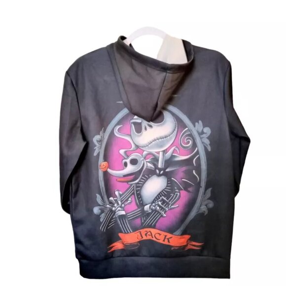 Men's Nightmare Before Christmas Jack Skelleton Sz Small Hoodie - Picture 2 of 2